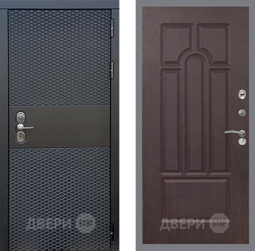 Входная металлическая Дверь Стоп БЛЭК CISA ФЛ-58 Венге в Подольск