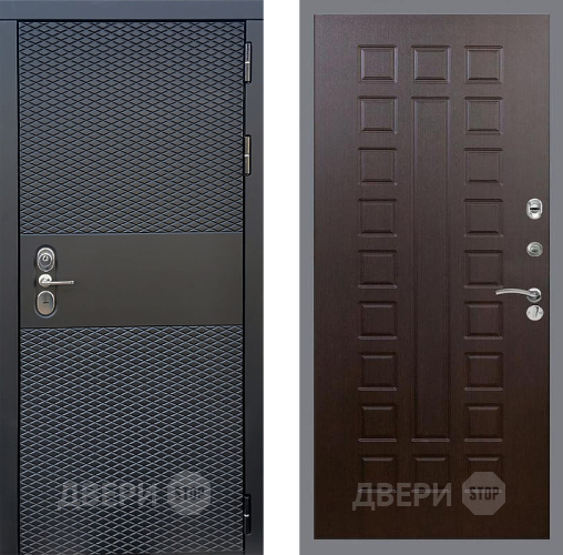 Входная металлическая Дверь Стоп БЛЭК CISA ФЛ-183 Венге в Подольск