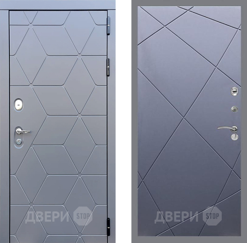 Входная металлическая Дверь Стоп КОСМО ФЛ-291 Силк титан в Подольск