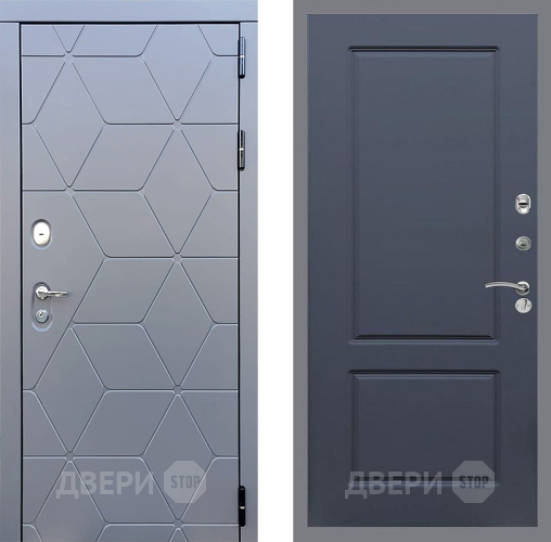 Дверь Стоп КОСМО ФЛ-117 Силк титан в Подольск