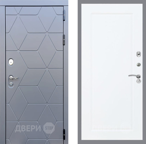 Входная металлическая Дверь Стоп КОСМО ФЛ-119 Силк Сноу в Подольск
