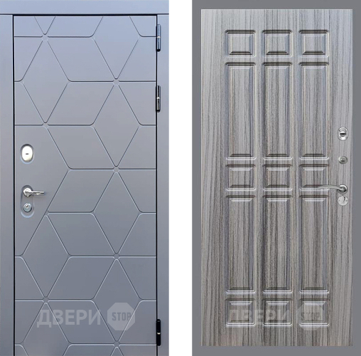 Входная металлическая Дверь Стоп КОСМО ФЛ-33 Сандал грей в Подольск