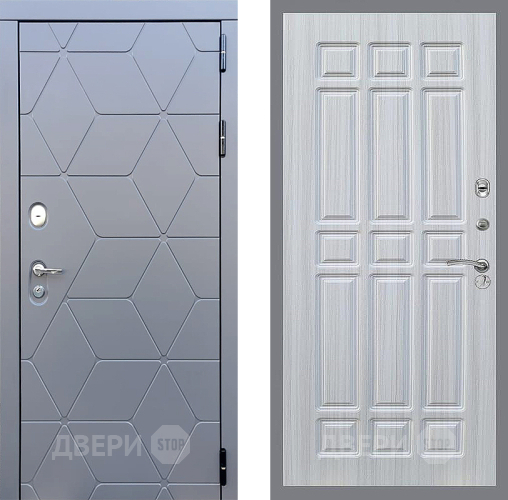 Входная металлическая Дверь Стоп КОСМО ФЛ-33 Сандал белый в Подольск
