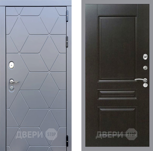 Входная металлическая Дверь Стоп КОСМО ФЛ-243 Венге в Подольск