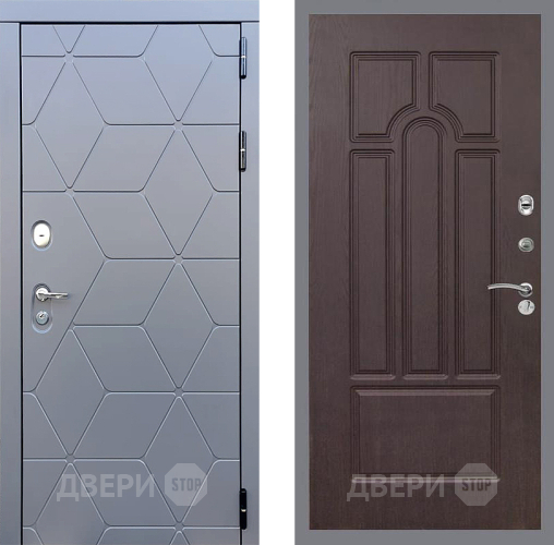 Входная металлическая Дверь Стоп КОСМО ФЛ-58 Венге в Подольск