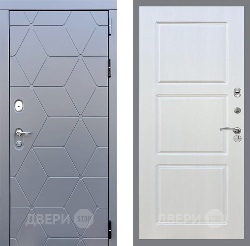 Входная металлическая Дверь Стоп КОСМО ФЛ-3 Лиственница беж в Подольск