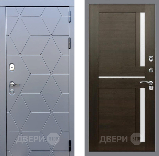 Входная металлическая Дверь Стоп КОСМО СБ-18 Венге в Подольск