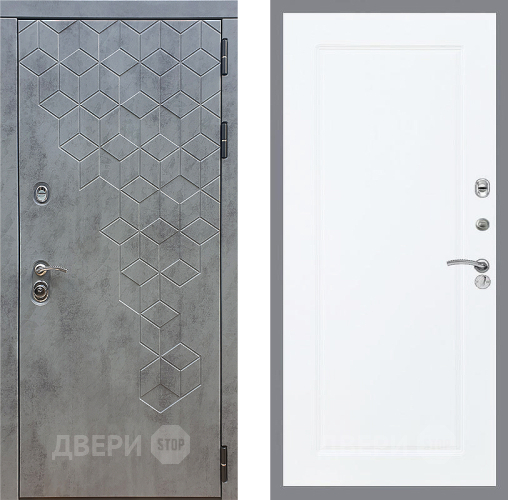 Входная металлическая Дверь Стоп БЕТОН ФЛ-119 Силк Сноу в Подольск