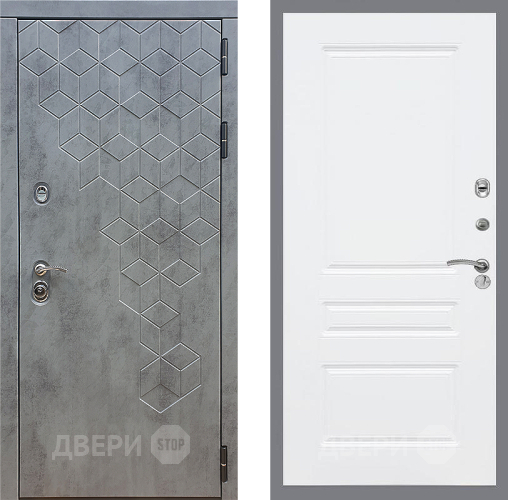 Дверь Стоп БЕТОН ФЛ-243 Силк Сноу в Подольск