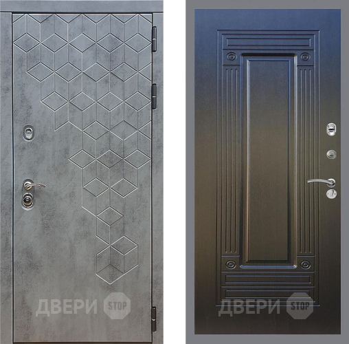 Входная металлическая Дверь Стоп БЕТОН ФЛ-4 Венге в Подольск