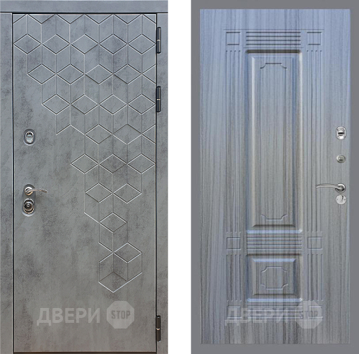 Входная металлическая Дверь Стоп БЕТОН ФЛ-2 Сандал грей в Подольск