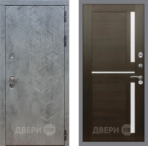Входная металлическая Дверь Стоп БЕТОН СБ-18 Венге в Подольск