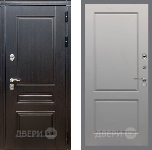 Входная металлическая Дверь Стоп МЕГАПОЛИС ФЛ-117 Грей софт в Подольск