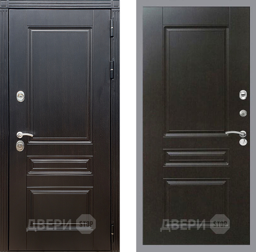 Входная металлическая Дверь Стоп МЕГАПОЛИС ФЛ-243 Венге в Подольск