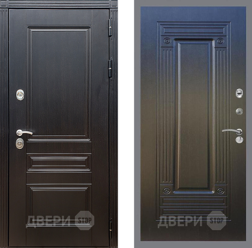 Входная металлическая Дверь Стоп МЕГАПОЛИС ФЛ-4 Венге в Подольск