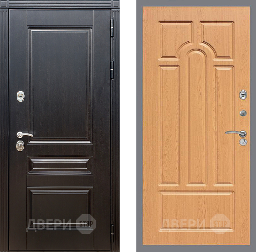 Входная металлическая Дверь Стоп МЕГАПОЛИС ФЛ-58 Дуб в Подольск