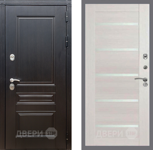Входная металлическая Дверь Стоп МЕГАПОЛИС СБ-14 Лиственница беж в Подольск