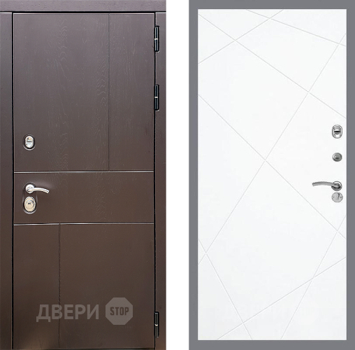 Входная металлическая Дверь Стоп УРБАН ФЛ-291 Силк Сноу в Подольск