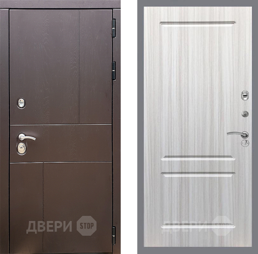 Входная металлическая Дверь Стоп УРБАН ФЛ-117 Сандал белый в Подольск