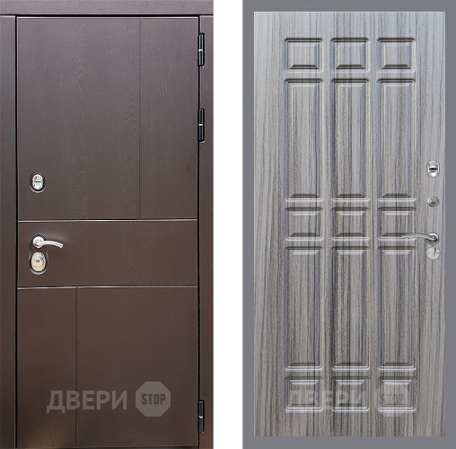 Входная металлическая Дверь Стоп УРБАН ФЛ-33 Сандал грей в Подольск