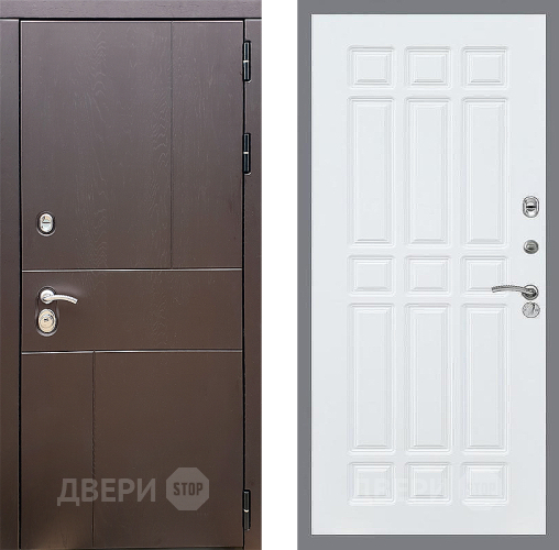 Входная металлическая Дверь Стоп УРБАН ФЛ-33 Силк Сноу в Подольск