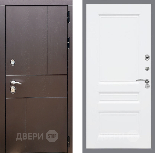 Входная металлическая Дверь Стоп УРБАН ФЛ-243 Силк Сноу в Подольск