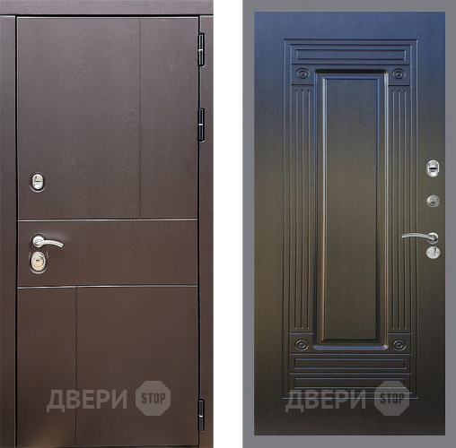 Входная металлическая Дверь Стоп УРБАН ФЛ-4 Венге в Подольск