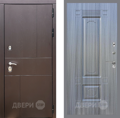 Входная металлическая Дверь Стоп УРБАН ФЛ-2 Сандал грей в Подольск