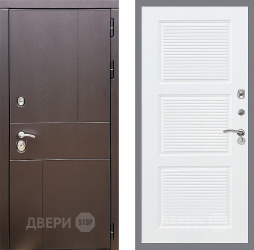 Входная металлическая Дверь Стоп УРБАН ФЛ-1 Силк Сноу в Подольск