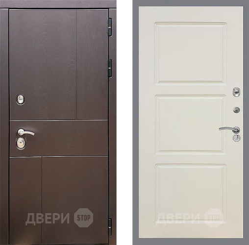 Входная металлическая Дверь Стоп УРБАН ФЛ-3 Шампань в Подольск