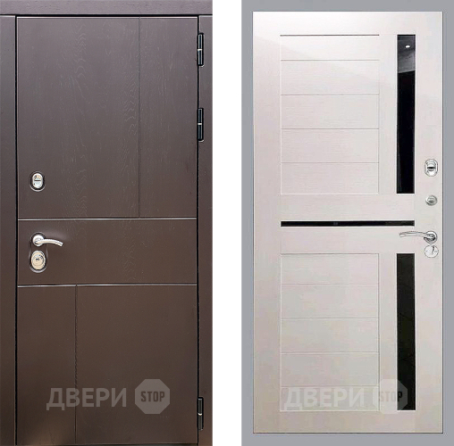 Входная металлическая Дверь Стоп УРБАН СБ-18 Лиственница беж в Подольск