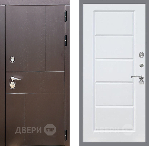 Входная металлическая Дверь Стоп УРБАН ФЛ-39 Силк Сноу в Подольск