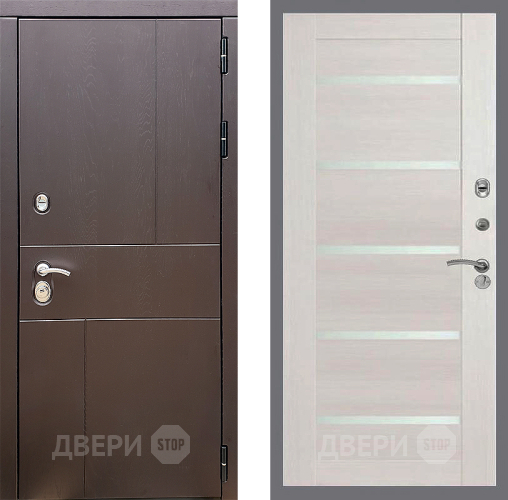 Входная металлическая Дверь Стоп УРБАН СБ-14 Лиственница беж в Подольск
