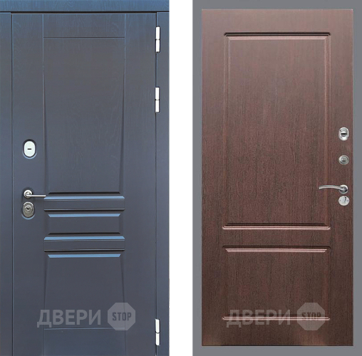 Входная металлическая Дверь Стоп ПЛАТИНУМ ФЛ-117 Орех премиум в Подольск