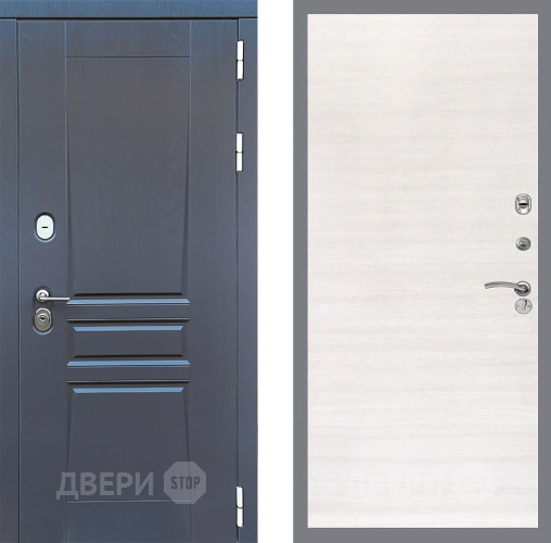 Входная металлическая Дверь Стоп ПЛАТИНУМ Гладкая Акация светлая в Подольск