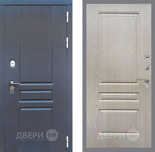 Входная металлическая Дверь Стоп ПЛАТИНУМ ФЛ-243 Беленый дуб в Подольск