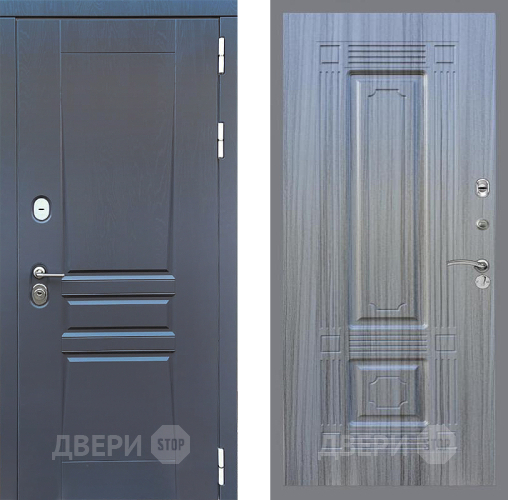 Входная металлическая Дверь Стоп ПЛАТИНУМ ФЛ-2 Сандал грей в Подольск