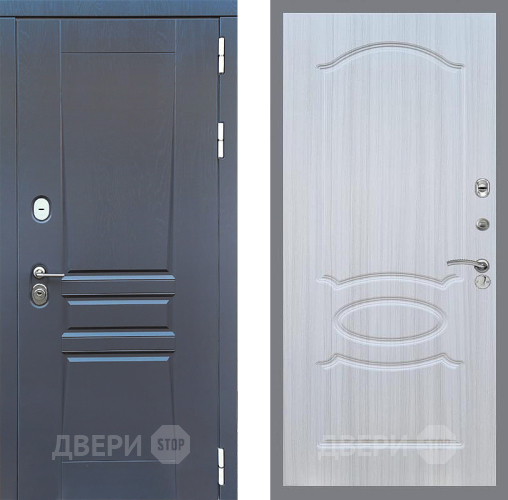 Входная металлическая Дверь Стоп ПЛАТИНУМ ФЛ-128 Сандал белый в Подольск