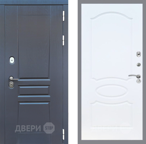 Входная металлическая Дверь Стоп ПЛАТИНУМ ФЛ-128 Белый ясень в Подольск