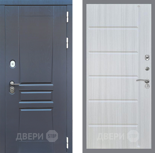 Входная металлическая Дверь Стоп ПЛАТИНУМ ФЛ-102 Сандал белый в Подольск