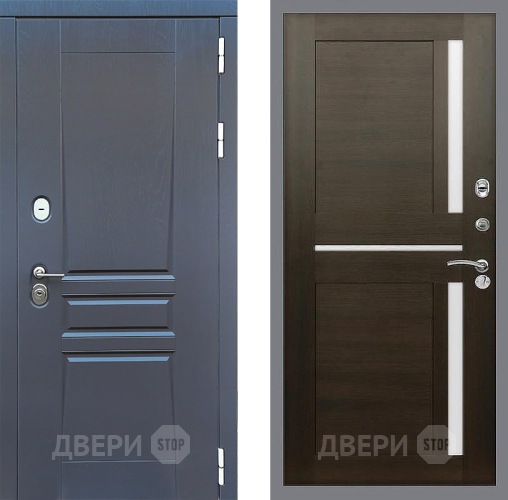 Входная металлическая Дверь Стоп ПЛАТИНУМ СБ-18 Венге в Подольск