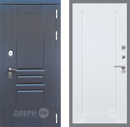 Входная металлическая Дверь Стоп ПЛАТИНУМ ФЛ-68 Силк Сноу в Подольск