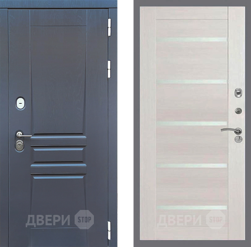 Входная металлическая Дверь Стоп ПЛАТИНУМ СБ-14 Лиственница беж в Подольск