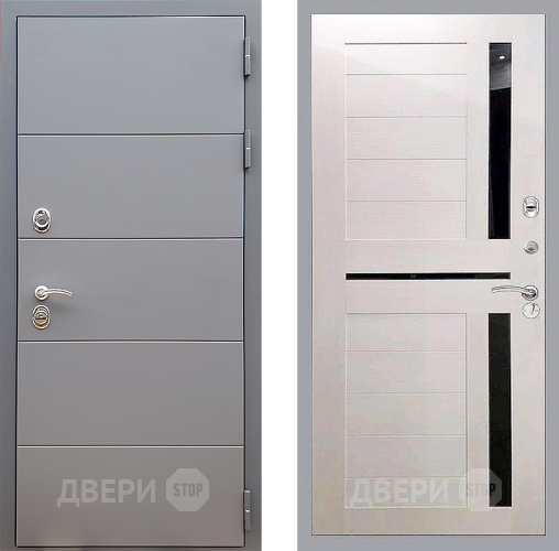 Входная металлическая Дверь Стоп АРТ ГРАФИТ СБ-18 Лиственница беж в Подольск