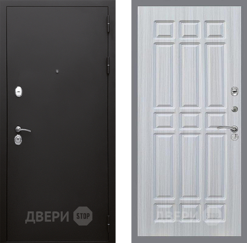 Входная металлическая Дверь Стоп КЛАССИК Шагрень ФЛ-33 Сандал белый в Подольск