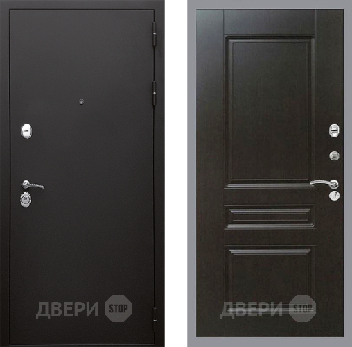 Входная металлическая Дверь Стоп КЛАССИК Шагрень ФЛ-243 Венге в Подольск