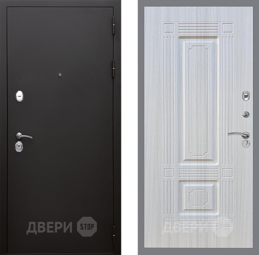 Входная металлическая Дверь Стоп КЛАССИК Шагрень ФЛ-2 Сандал белый в Подольск