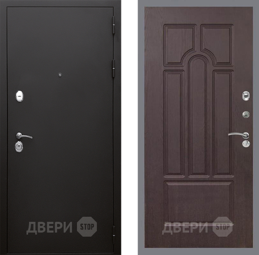 Входная металлическая Дверь Стоп КЛАССИК Шагрень ФЛ-58 Венге в Подольск