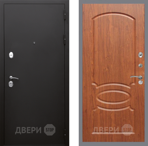 Входная металлическая Дверь Стоп КЛАССИК Шагрень ФЛ-128 Береза мореная в Подольск