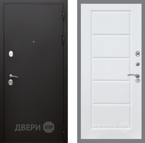 Входная металлическая Дверь Стоп КЛАССИК Шагрень ФЛ-39 Силк Сноу в Подольск